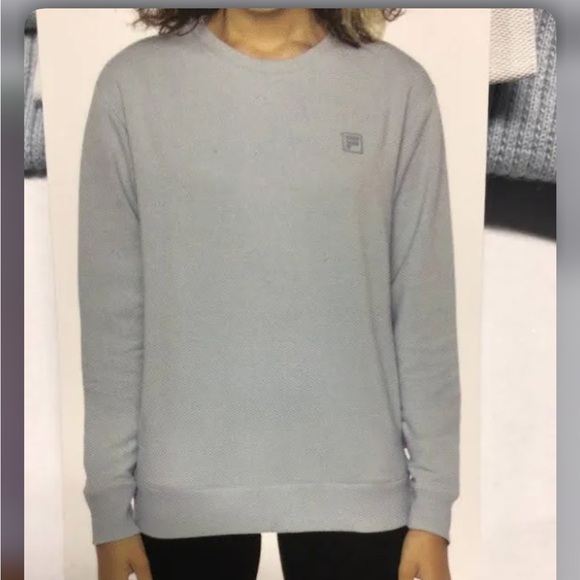 Fila Tops - Fila French Terry Gray Sweatshirt - Medium